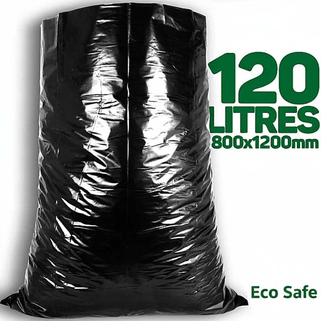 120 Litres 800x1200mm Eco Safe Bin Bag