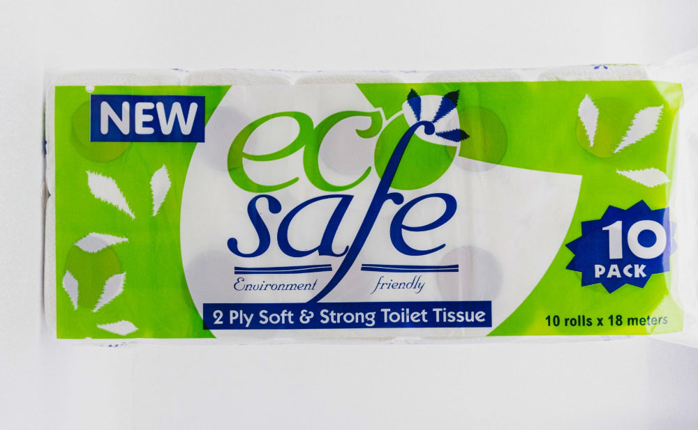 Ecosafe Toilet Rolls  2Ply, 10's